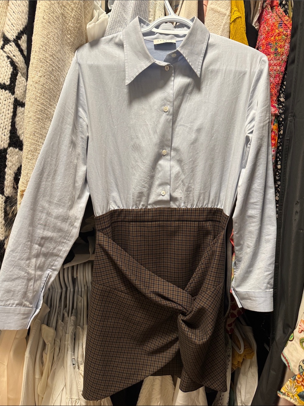 Sandro shirt dress size 36